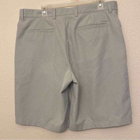 Izod golf mens light gray Performance Shorts 36 - Picture 2 of 12